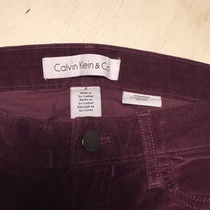Women’s Corduroy maroon pants